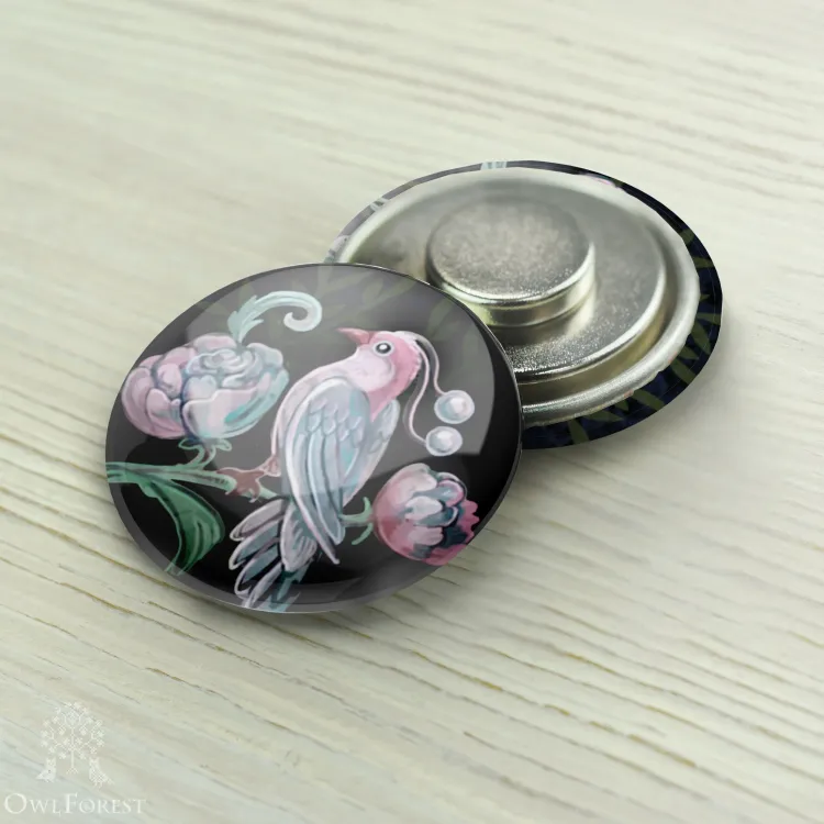 Магнитный держатель «Перламутровая птичка»