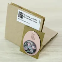 Магнитный держатель «Перламутровая птичка»