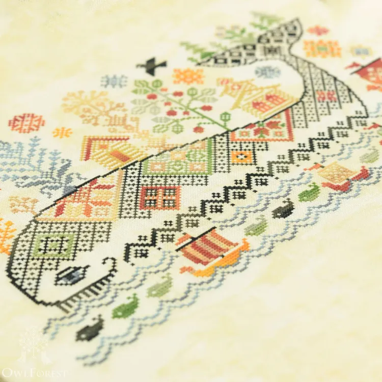 Набор для вышивания «Чудо-юдо-рыба-кит»