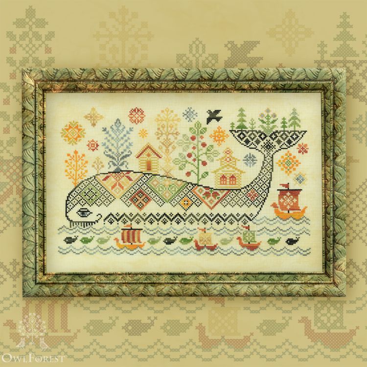 Набор для вышивания «Чудо-юдо-рыба-кит»