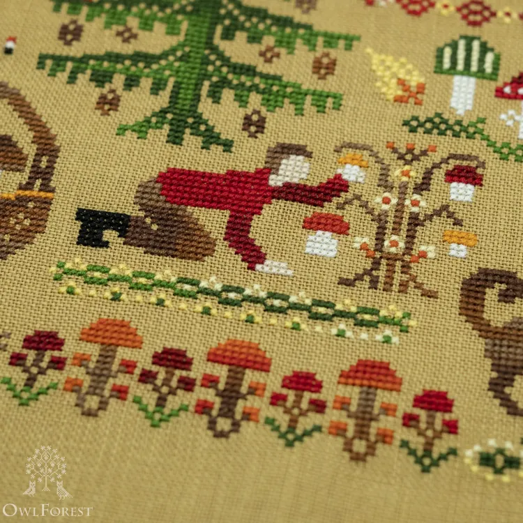 Схема для вышивания «Тихая охота»