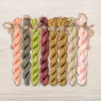 Набор ниток OwlForest для схемы «Вертикальная метрика для девочки» (ПНК)