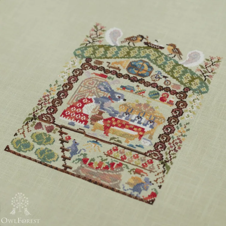 Электронная схема «Лесные домишки. Зайчатки» 