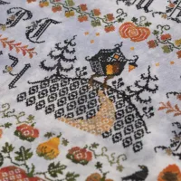 Электронная схема «Азбука осенней ночи» с латинскими буквами