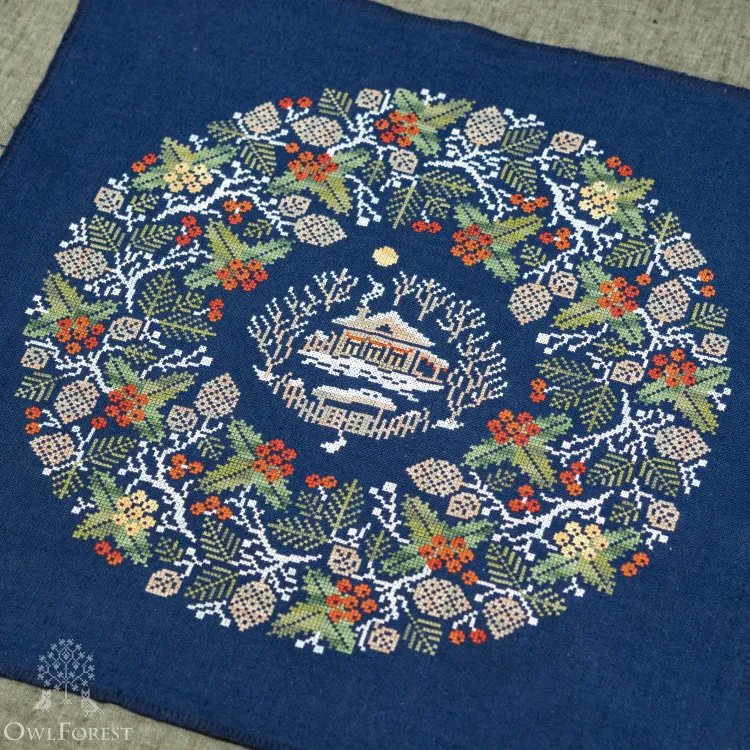 Схема для вышивания «Морозная ночь»