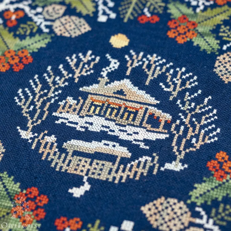 Схема для вышивания «Морозная ночь»