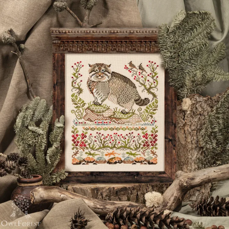 Набор для вышивания «Манул» 