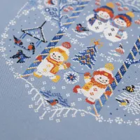 Электронная схема «Снежная прогулка»