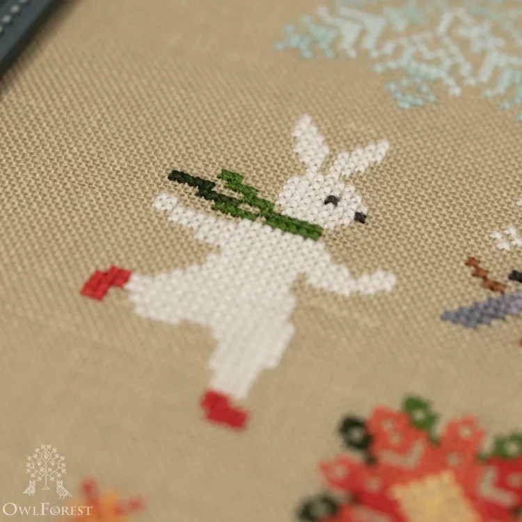 Открытки со схемами «Зимне-лесные схемы»