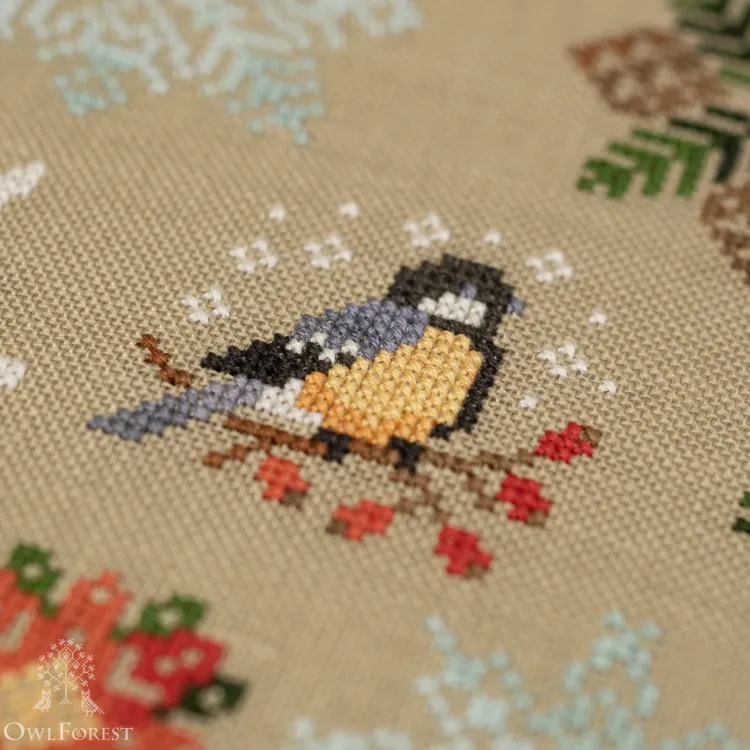 Открытки со схемами «Зимне-лесные схемы»