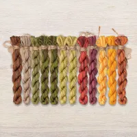 Набор ниток OwlForest для схемы «Щедрая осень» (DMC)