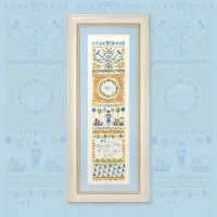 Схема для вышивания «Вертикальная метрика для мальчика»