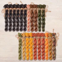 Набор ниток OwlForest для схемы «Азбука осенней ночи» Англ. (DMC)