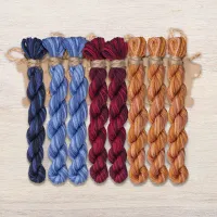 Набор ниток OwlForest для схемы «Белорусские вырезанки» (DMC)