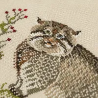 Схема для вышивания «Манул» 