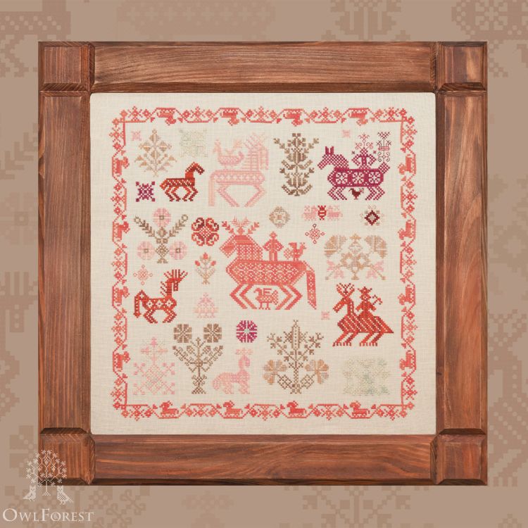 Схема для вышивания «Конь-огонь»