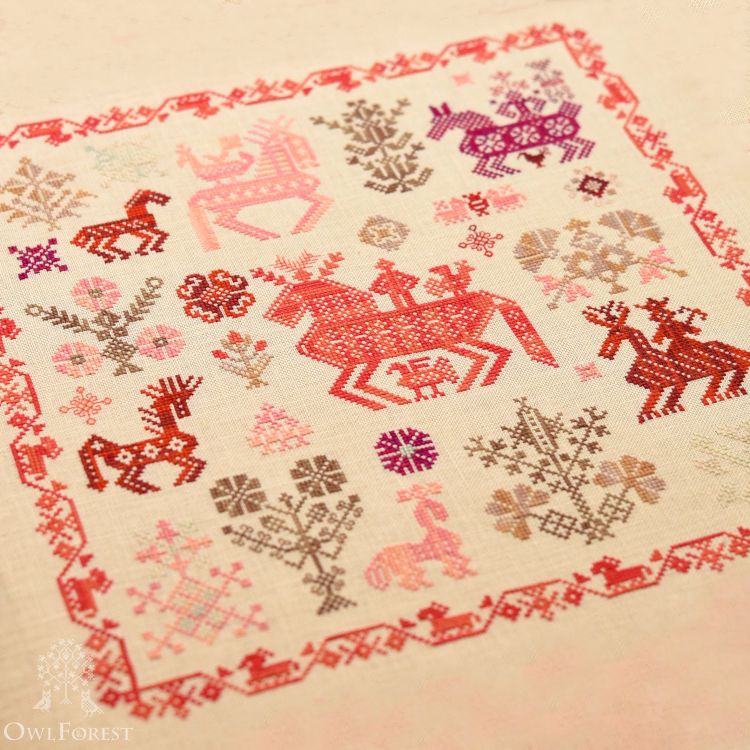 Схема для вышивания «Конь-огонь»