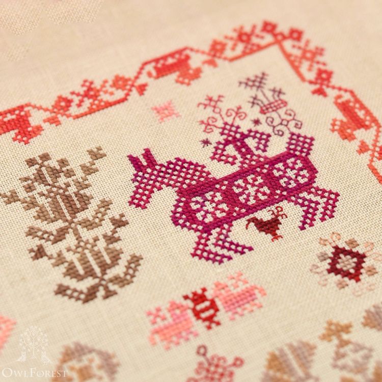 Схема для вышивания «Конь-огонь»