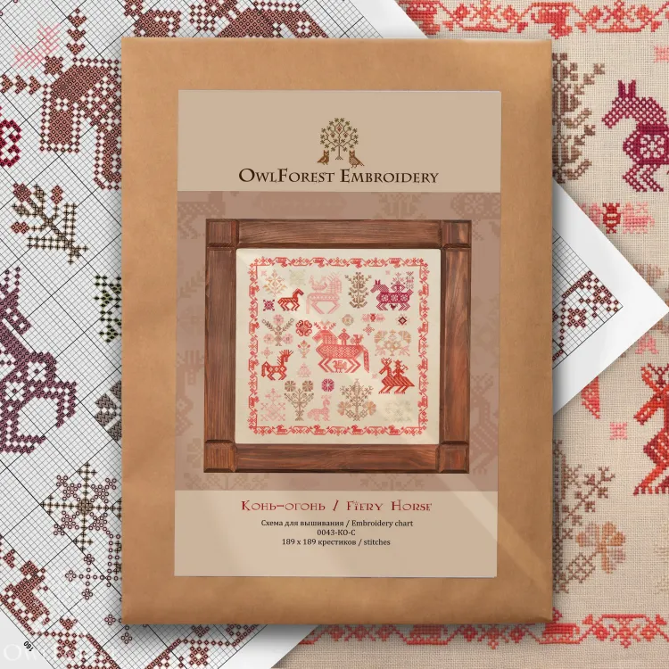 Схема для вышивания «Конь-огонь»