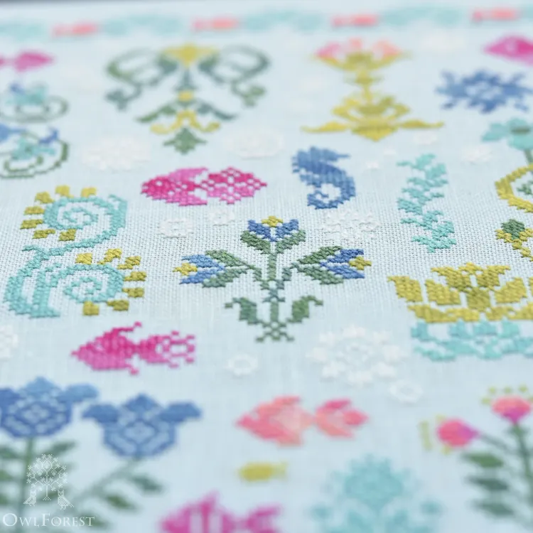 Схема для вышивания «Подводный сад»