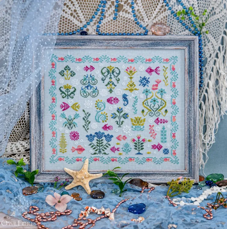 Схема для вышивания «Подводный сад»