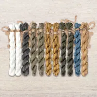 Набор ниток OwlForest для схемы «Грачи» (ПНК)