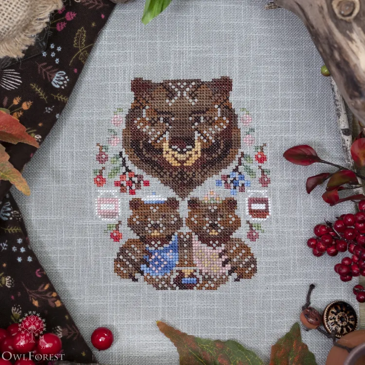 Электронная схема «Портрет Медведей»