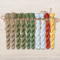 Набор ниток OwlForest для схемы «Морозная ночь» (DMC)