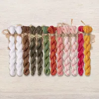 Набор ниток OwlForest для схемы «Пора цветения» (DMC)