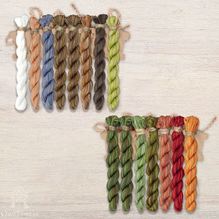 Набор ниток OwlForest для схемы «Добромир» (ПНК)