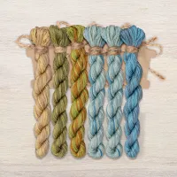 Набор ниток OwlForest для схемы «Окошки» (DMC)