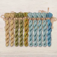 Набор ниток OwlForest для схемы «Окошки» (DMC)