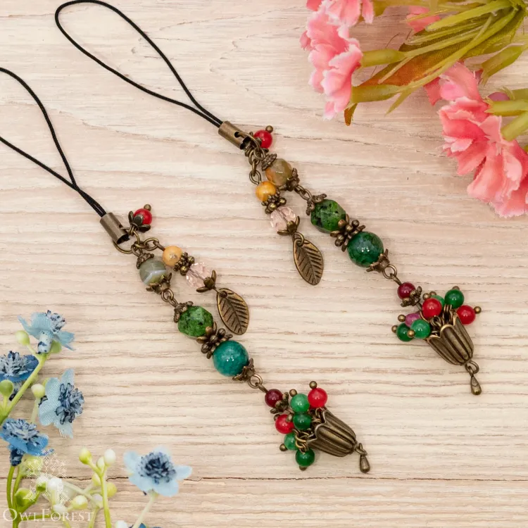 Маячок для ножниц «Комнатные растения» цвет фурнитуры бронза