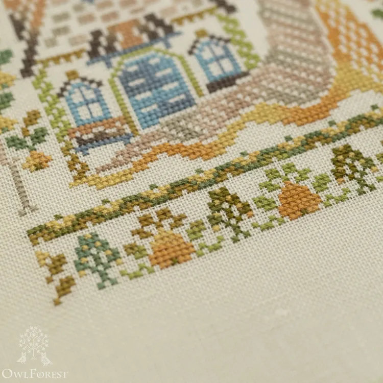 Схема для вышивания «Улиточные домики. Груша»