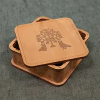 Перфорированная шкатулка «Совы под дубом»