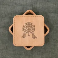 Перфорированная шкатулка «Совы под дубом»