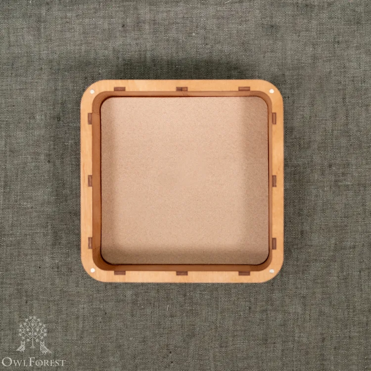 Перфорированная шкатулка «Совы под дубом»