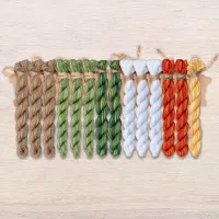 Набор ниток OwlForest для схемы «Морозная ночь» (ПНК)