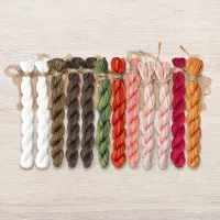 Набор ниток OwlForest для схемы «Пора цветения» (ПНК)