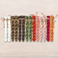 Набор ниток OwlForest для схемы «Пора цветения» (ПНК)