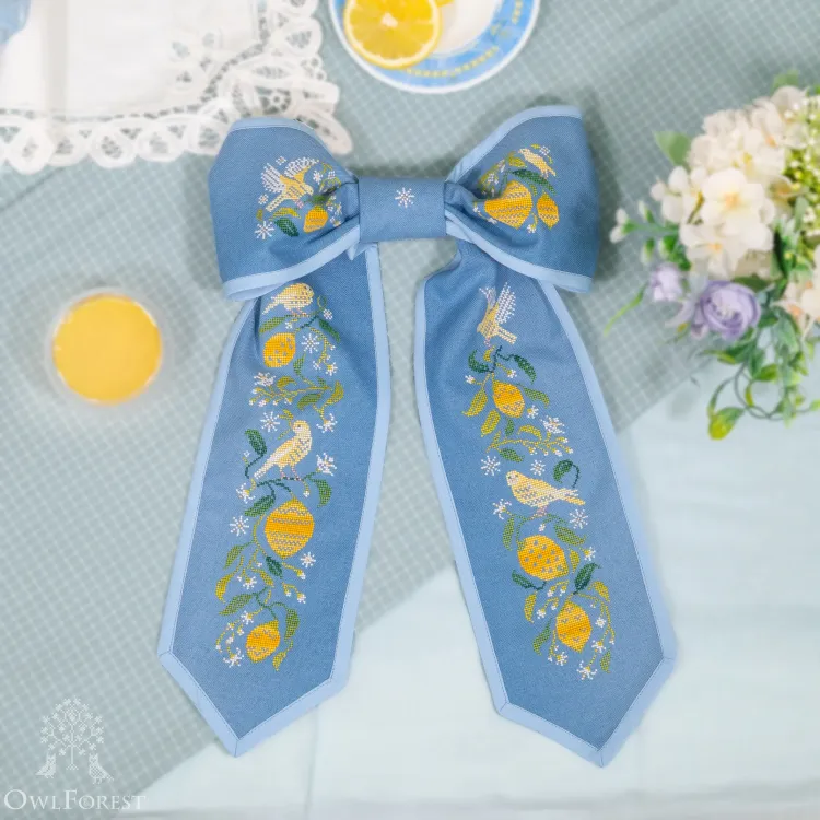 Схема для вышивания «Бант Лимонный»