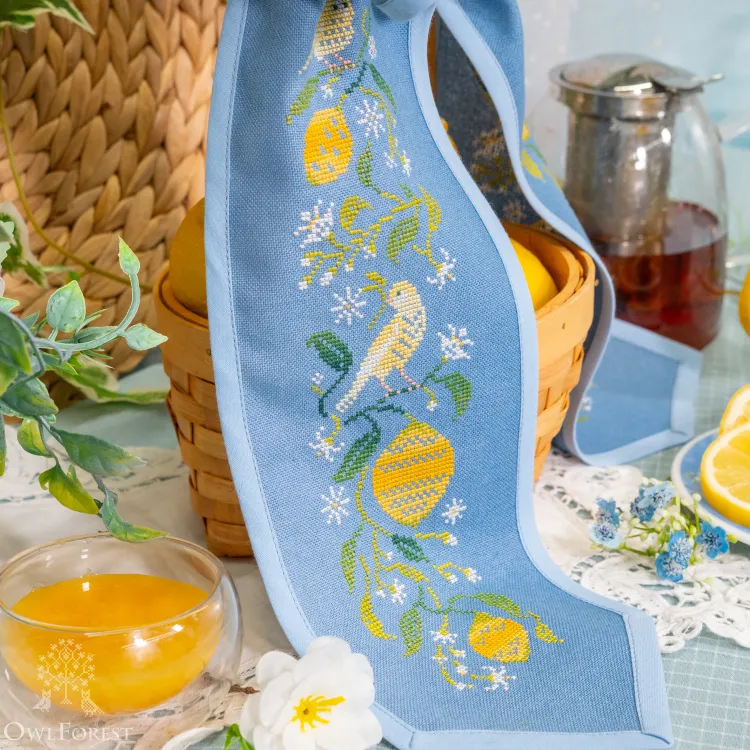 Схема для вышивания «Бант Лимонный»