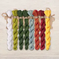 Набор ниток OwlForest для схемы «Свадебный букет» (DMC)