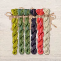 Набор ниток OwlForest для схемы «Смородиновое лето» (DMC)