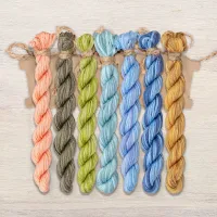 Набор ниток OwlForest для схемы «Вертикальная метрика для мальчика» (ПНК)