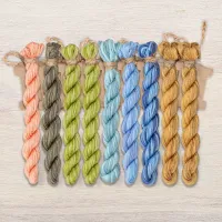 Набор ниток OwlForest для схемы «Вертикальная метрика для мальчика» (ПНК)