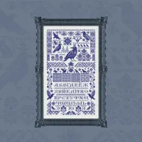 Электронная схема «Вороний семплер» с русскими буквами