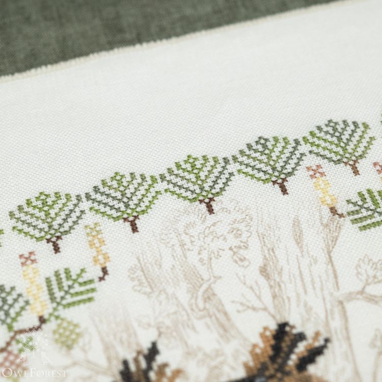 Схема для вышивания «Сибирский филин» 