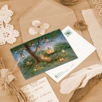 Открытка «Фонарики»