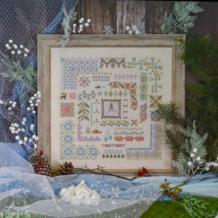 Электронная схема «Зимушка-зима»